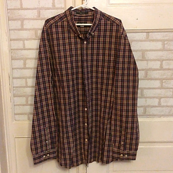Eddie Bauer men's 3XLT casual button down shirt (J5) - Picture 1 of 4
